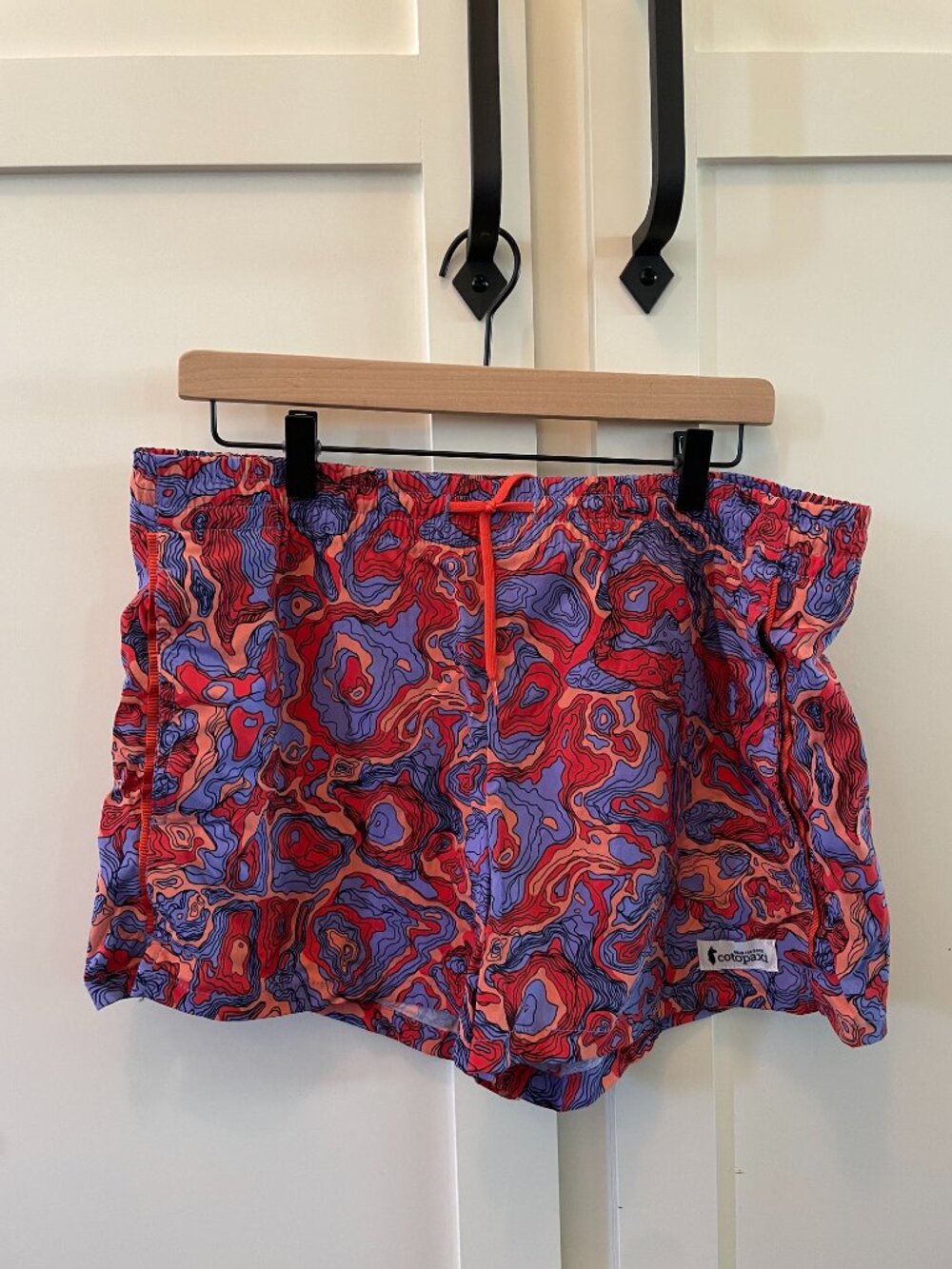 Cotopaxi Women's Brinco 3" Hiking Shorts Topography Print Size Large